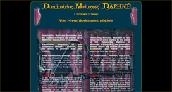 Desktop Screenshot of maitresse-daphne.com